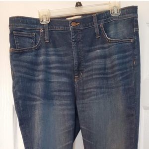 Madewell High Rise Skinny Jeans adjustable edition
